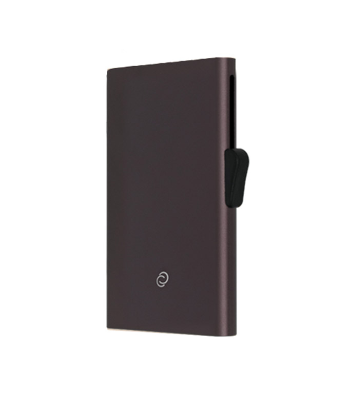 C SECURE Kαρτοθήκη αλουμινίου με προστασία RFID Brown CH19291 Πορτοφόλια-Καρτοθήκες